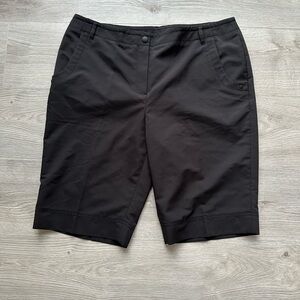 Annika by Cutter & Buck Golf Bermuda Shorts Women’s Size 14 Black